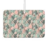 Mint and Pink Forest Pattern Luchtverfrisser (Voorkant)