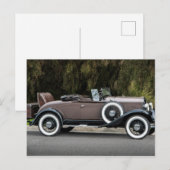 Mint antiek auto briefkaart (Voorkant / Achterkant)