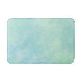 Mint Aqua Blue Tie Dye Waterverf Badmat (Voorkant)