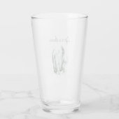 Mint Aqua Crystals Dream Glas (Achterkant)