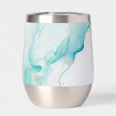 Mint Aqua Ink Marmer (Achterkant)