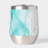 Mint Aqua Ink Marmer (Voorkant)