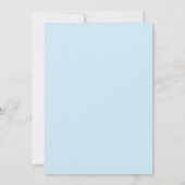 Mint Aqua Soft Roze Bruiloft Kaart (Achterkant)