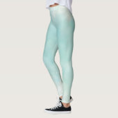 Mint Aqua Tie Dye Leggings (Links)