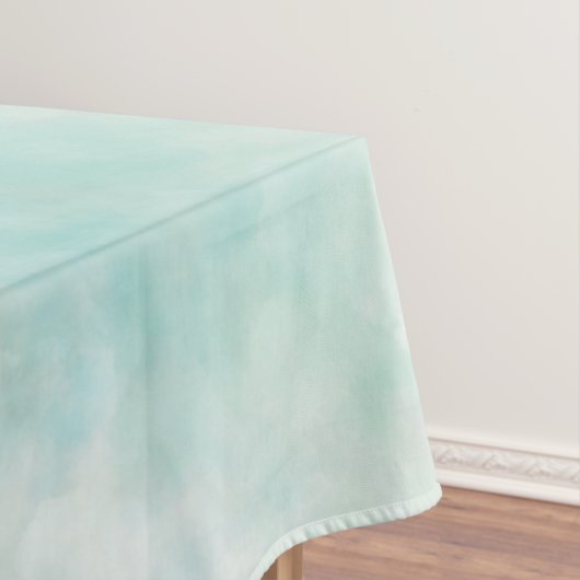 Mint Aqua Tie Dye Tafelkleed (Voorbeeld)