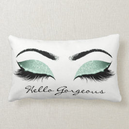 Mint Aqua Tiffany Makeup Lashes Hallo Prachtige Kussen