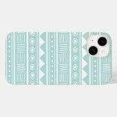 Mint Aztec Tribal Pattern Case-Mate iPhone Case (Achterkant (horizontaal))