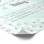 Mint Baby Bat Don't Say Baby Spel Poster (Hoek)