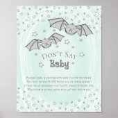 Mint Baby Bat Don't Say Baby Spel Poster (Voorkant)