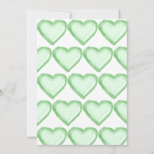 Mint ballon 1e verjaardag uitnodiging (Achterkant)