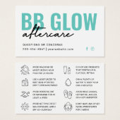 Mint BB Gloed na Kaart Zorginstructie (Voorkant /achterkant)