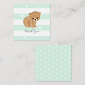 Mint Beer hart dank u nota nemen van Kaarten Notitiekaartje (Voorkant / Achterkant)