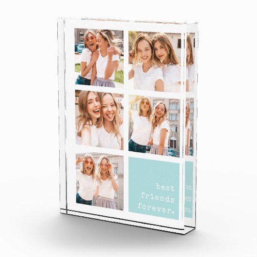 Mint | Best Friends Forever Collage Fotoblokken (Rechts)