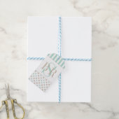 MINT BISQUE STIPPEN STREPEN Gift Labels Cadeaulabel (Met Touw)