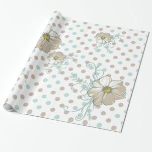 MINT BISQUE STIPPEN STRIPES CADEAUVERPAKKING CADEAUPAPIER