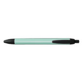 Mint & Black Graduation Party Aangepaste gunst Zwarte Inkt Pen (Achterkant)