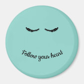 Mint Black Wimpers Glam Magneet (Voorkant)