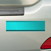 Mint, blauw, zwart-wit glanzend sticker (Op auto)