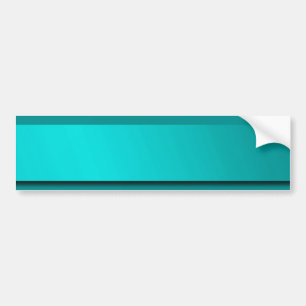 Mint, blauw, zwart-wit glanzend sticker