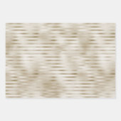 Mint Blauwe Champagne Gouden Strepen Inpakpapier Vel (Voorkant 2)