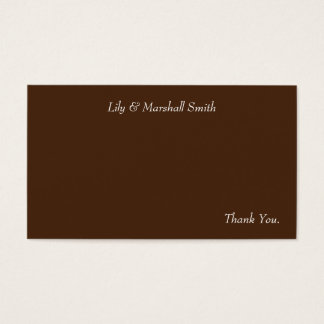 Mint Blossom Hartelijk dank Visitekaartje