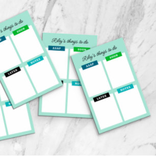 Mint Blue Naam toevoegen Georganiseerde activiteit Post-it® Notes