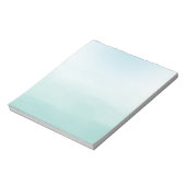 Mint Blue Ombre Notitieblok (Linkerzijde)