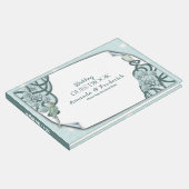 Mint Blue Pine Green Succulents Gastenboek (Hoek)