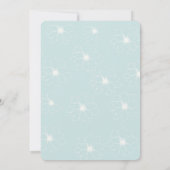 Mint Blue tot Pine Green Succulents Kaart (Achterkant)