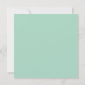 Mint Blue Waterverf Engagement Party Invitation Save The Date (Achterkant)