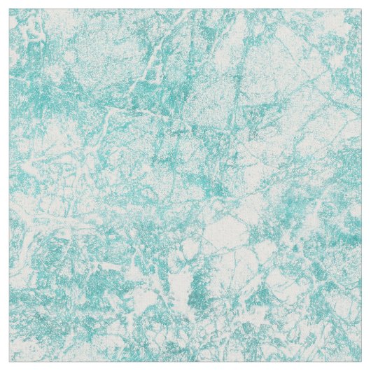 Mint Blue & White Marble Texture Stof (Close Up)