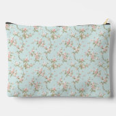 Mint + Blush Romantische Bloemen Bruidsmeisje Etui (Achterkant)