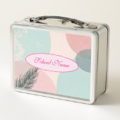 Mint Blush Roze Abstract Moderne Collectie (Achterkant)