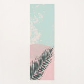 Mint Blush Roze Abstract Moderne Collectie Yogamat (Voorkant)