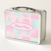 Mint Blush Roze Abstract Modieuze Collectie (Achterkant)