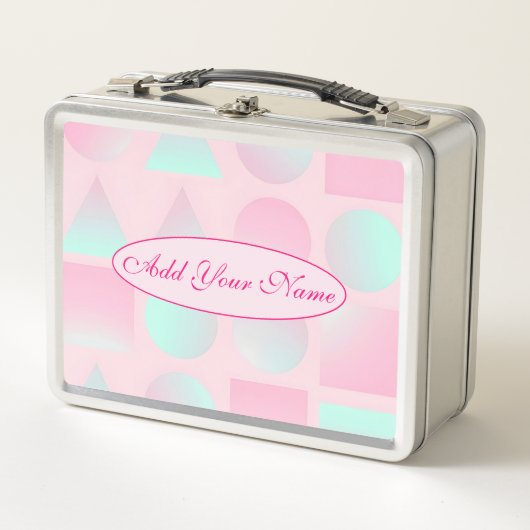 Mint Blush Roze Abstract Modieuze Collectie (Voorkant)