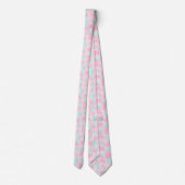 Mint Blush Roze Abstract Modieuze Collectie Stropdas (Achterkant)