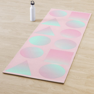 Mint Blush Roze Abstract Modieuze Collectie Yogamat