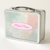 Mint Blush Roze Abstract Populaire Collectie (Achterkant)