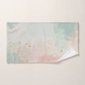 Mint Blush Roze Abstract Populaire Collectie Bad Handdoek (Handdoek)