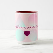 Mint Blush Roze Abstract Trendy Collectie Mok (Midden)