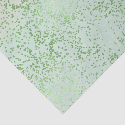 Mint Blush Roze Waterverf Confetti Stippen Tissuepapier (Detail)