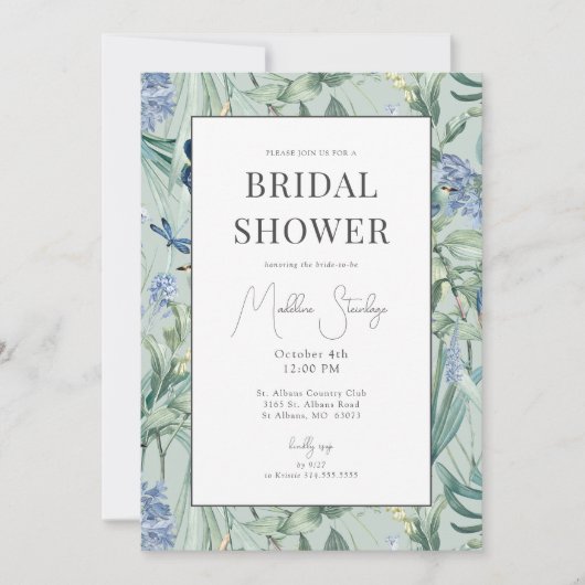 Mint Botanical Garden Vrijgezellenfeest Kaart (Voorkant)