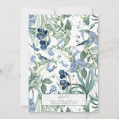 Mint Botanical Garden Vrijgezellenfeest Kaart (Achterkant)