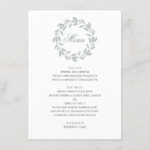 Mint botanische bruiloft. Elegant eenvoudig geblad