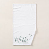 Mint Botanische legante moeder van de bride Handdoek (Handdoek)