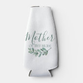 Mint Botanische minimalistische moeder van de brui Flesjeskoeler (Voorkant)