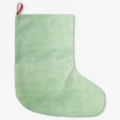 Mint Breeze-Waterverf Grote Kerstsok (Voorkant)