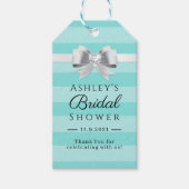 Mint Bride & Co. Bridal Shower Invitation Cadeaulabel (Voorkant)