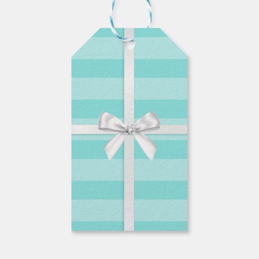 Mint Bride & Co. Bridal Shower Invitation Cadeaulabel (Achterkant)